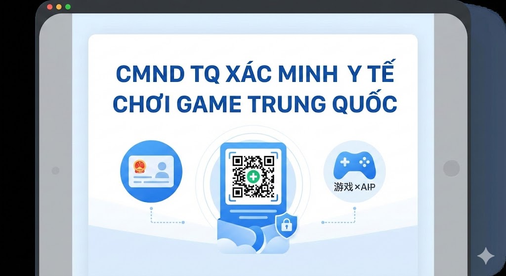 CMND TQ XÁC MINH Y TẾ CHƠI GAME TRUNG QUỐC